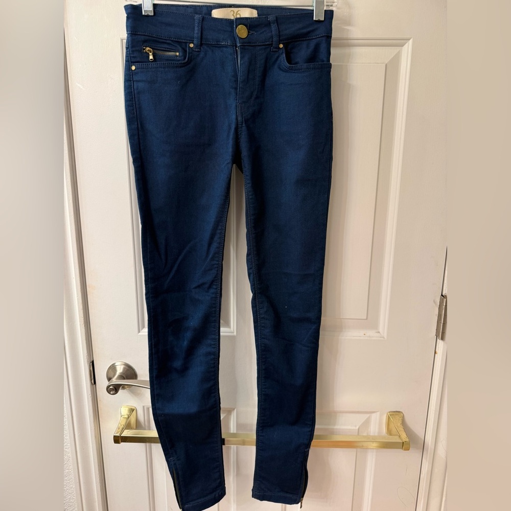 Zara Women's Slim Skinny Jeans in Deep Navy - Picture 2 of 4